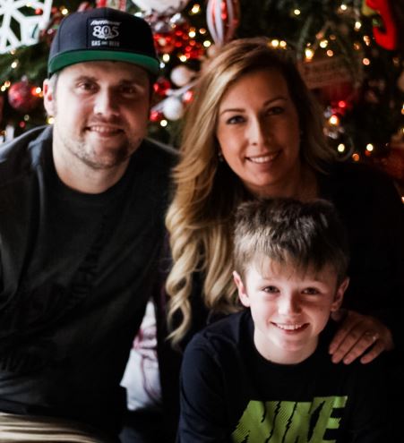 Bentley Cadence Edwards with his father Ryan Edwards and stepmom Mackenzie Edwards